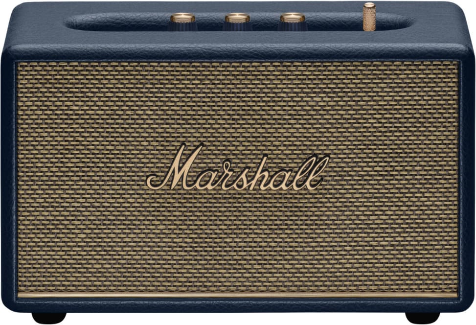 Enceinte Bluetooth Marshall Acton III Midnight Blue — vue produit — livraison Global Zone à Casablanca