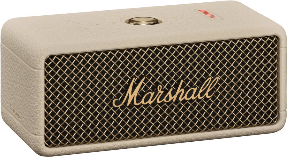 Enceinte Bluetooth Marshall Emberton III Cream — vue produit 02 — livraison Global Zone à Rabat