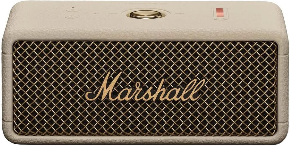 Enceinte Bluetooth Marshall Emberton III Cream — vue produit — livraison Global Zone à Casablanca
