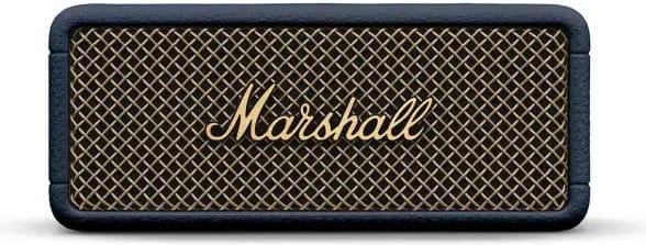 Enceinte Bluetooth Marshall Emberton III Midnight Blue — vue produit 04 — livraison Global Zone à Marrakech
