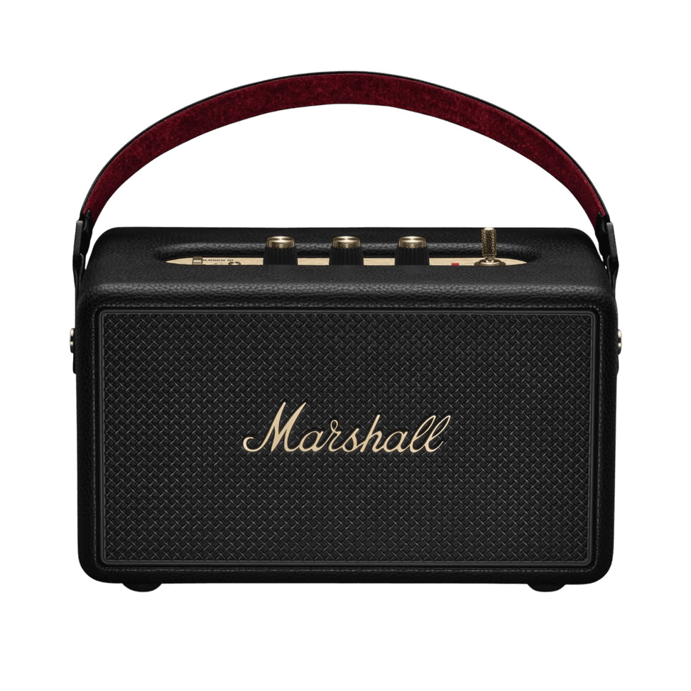 Enceinte portable Marshall Kilburn III Noir et Brass — vue produit — livraison Global Zone à Casablanca