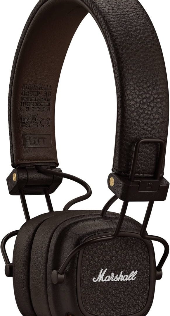 Casque Bluetooth Marshall Major V Marron — vue produit — livraison Global Zone à Casablanca