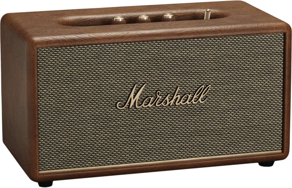 Enceinte Bluetooth Marshall Stanmore III Marron — vue produit 02 — livraison Global Zone à Rabat