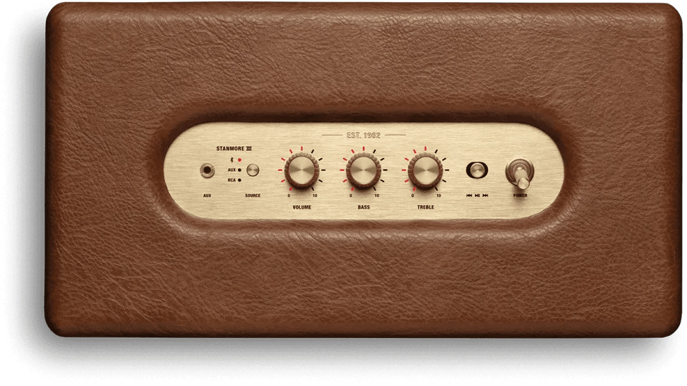 Enceinte Bluetooth Marshall Stanmore III Marron — vue produit 05 — livraison Global Zone à Agadir