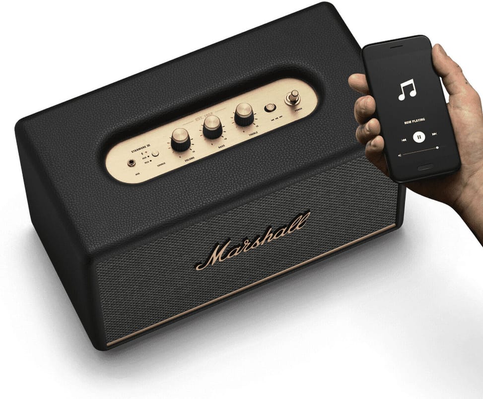 Enceinte portable Marshall Stanmore III Noir — vue produit 04 — livraison Global Zone à Marrakech