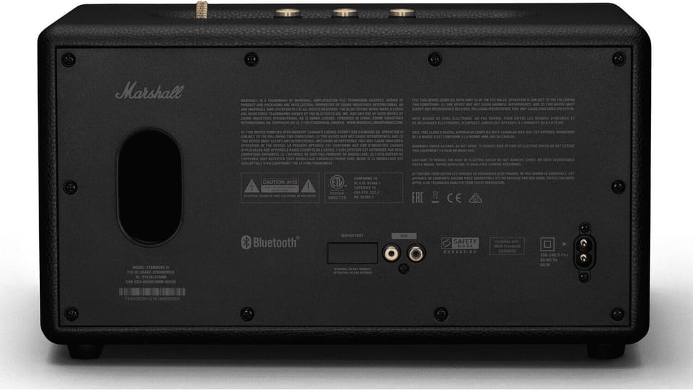 Enceinte portable Marshall Stanmore III Noir — vue produit 07 — livraison Global Zone à Casablanca