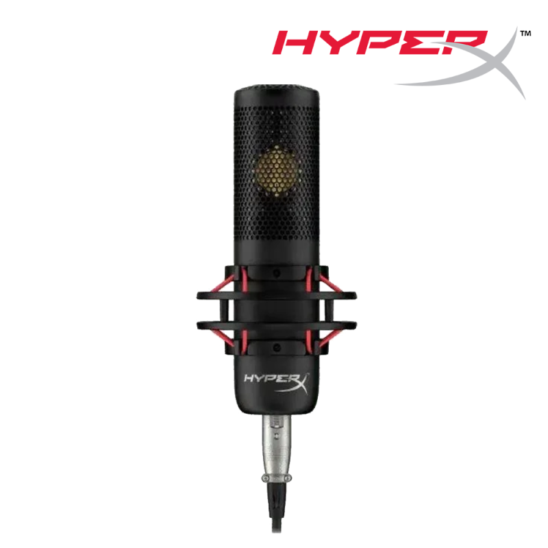 Microphone HP HyperX ProCast — vue produit, Global Zone Tanger