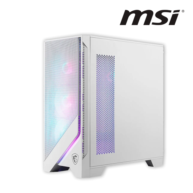 Boîtier PC MSI MAG FORGE 320R AIRFLOW WHI — vue produit, Global Zone Tanger