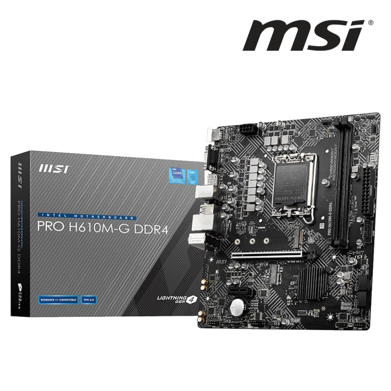 Carte Mère MSI PRO H610M-E DDR4 911-7D48-062