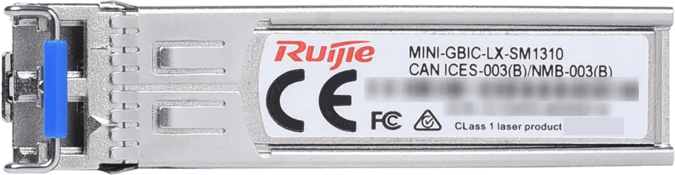 Transceiver SFP Ruijie MINI-GBIC-LX-SM1310 MINI-GBIC-LX-SM1310 au-meilleur-prix-au-Maroc-tanger-agadir-casablanca-marrakech-fes