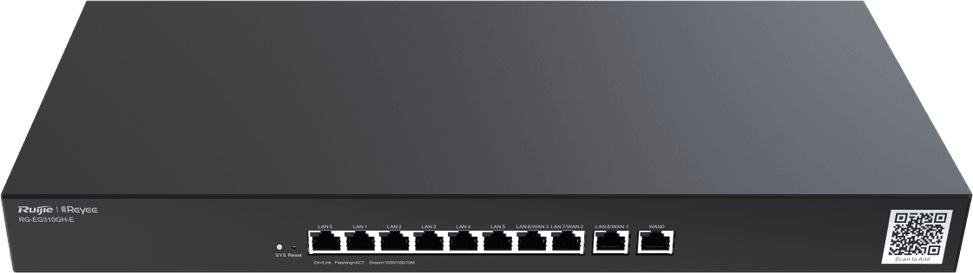 Routeur VPN Ruijie RG-EG310GH-E RG-EG310GH-E au-meilleur-prix-au-Maroc-tanger-agadir-casablanca-marrakech-fes