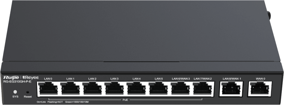 Routeur VPN Ruijie RG-EG310GH-P-E RG-EG310GH-P-E au-meilleur-prix-au-Maroc-tanger-agadir-casablanca-marrakech-fes