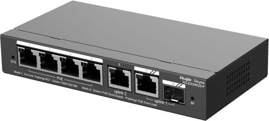 Switch Ruijie RG-ES206GS-P RG-ES206GS-P Maroc — vue Agadir Fès
