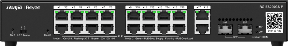 Switch Ruijie RG-ES220GS-P RG-ES220GS-P au-meilleur-prix-au-Maroc-tanger-agadir-casablanca-marrakech-fes