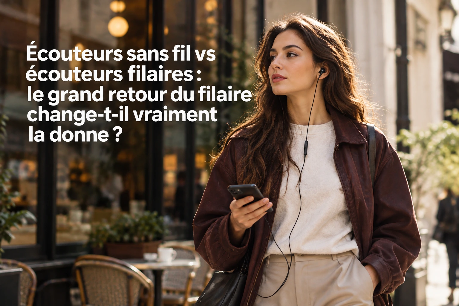 écouteurs sans fil vs écouteurs filaires