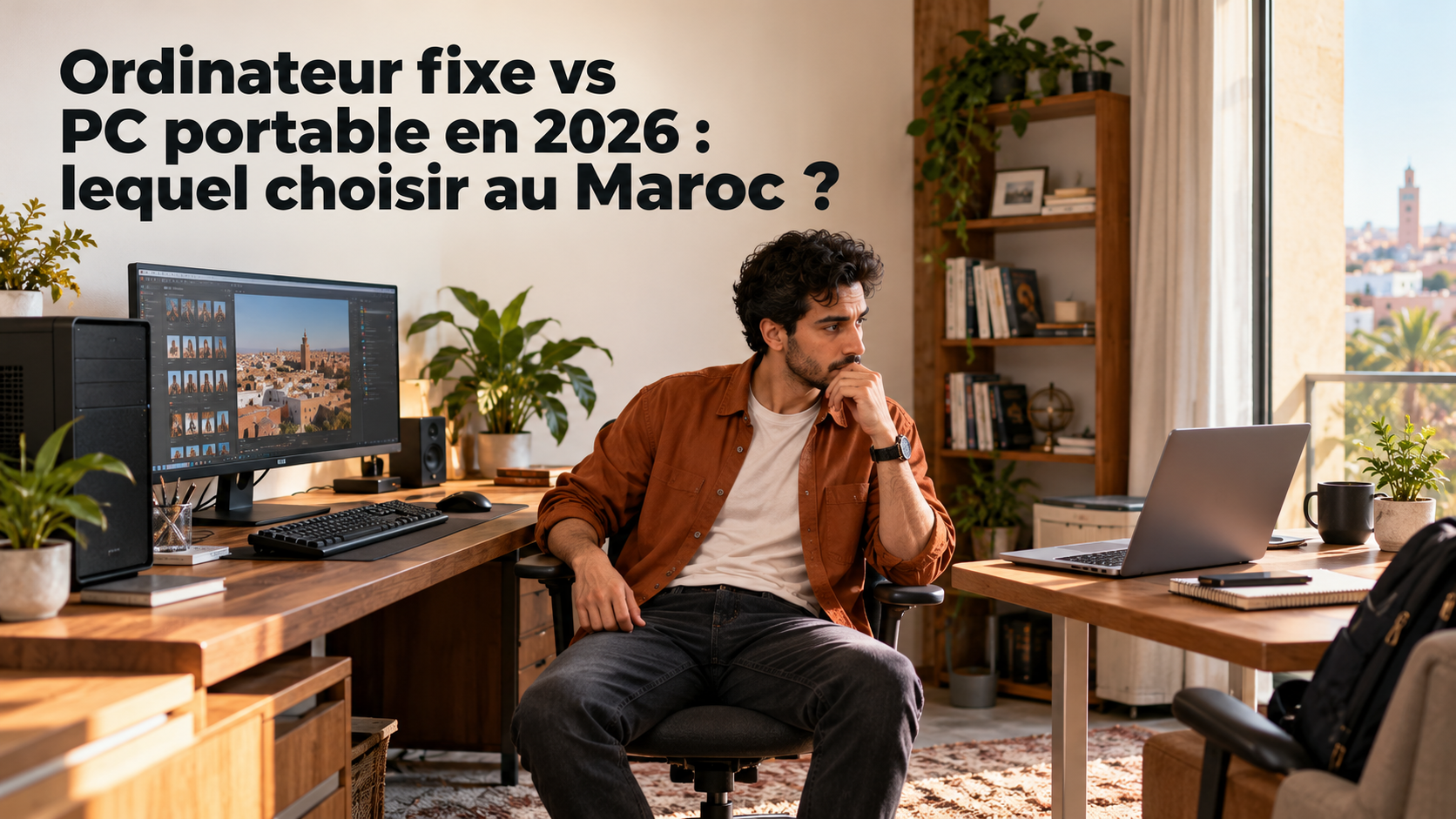 Ordinateur fixe vs PC portable en 2026 : lequel choisir au Maroc ?