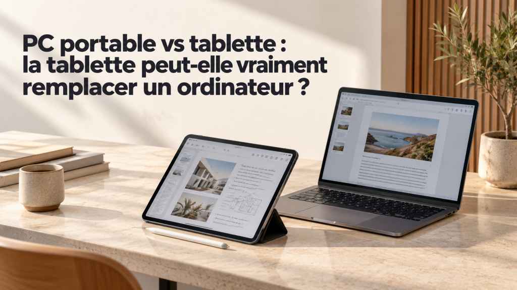 PC portable vs tablette : laquelle choisir en 2026 ?