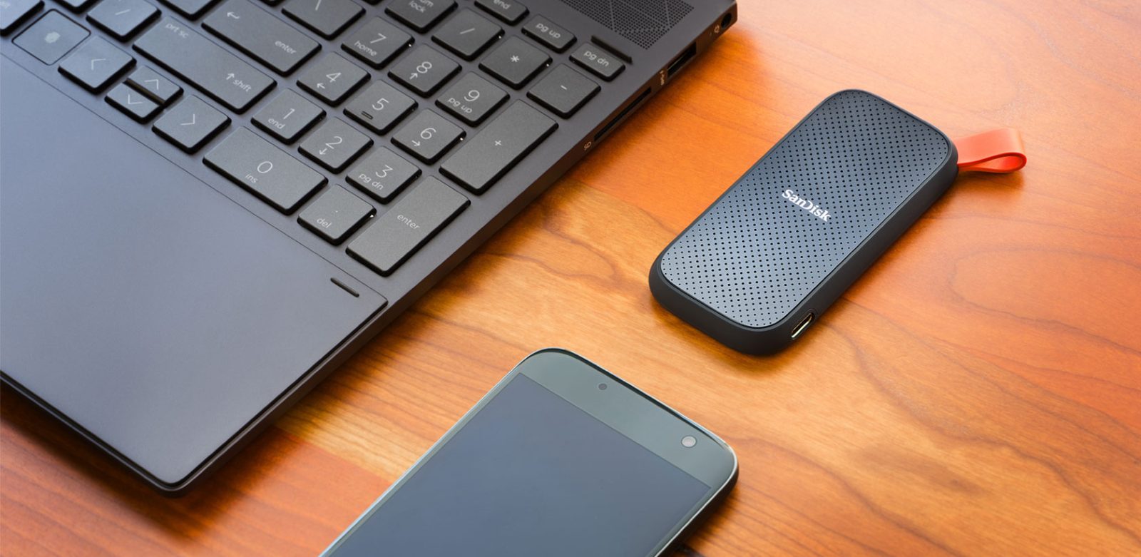 SSD externe 1 To Maroc : SanDisk Portable SSD