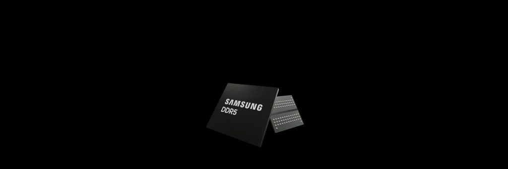 Puce DDR5 Samsung, visuel lié au prix RAM SSD 2026