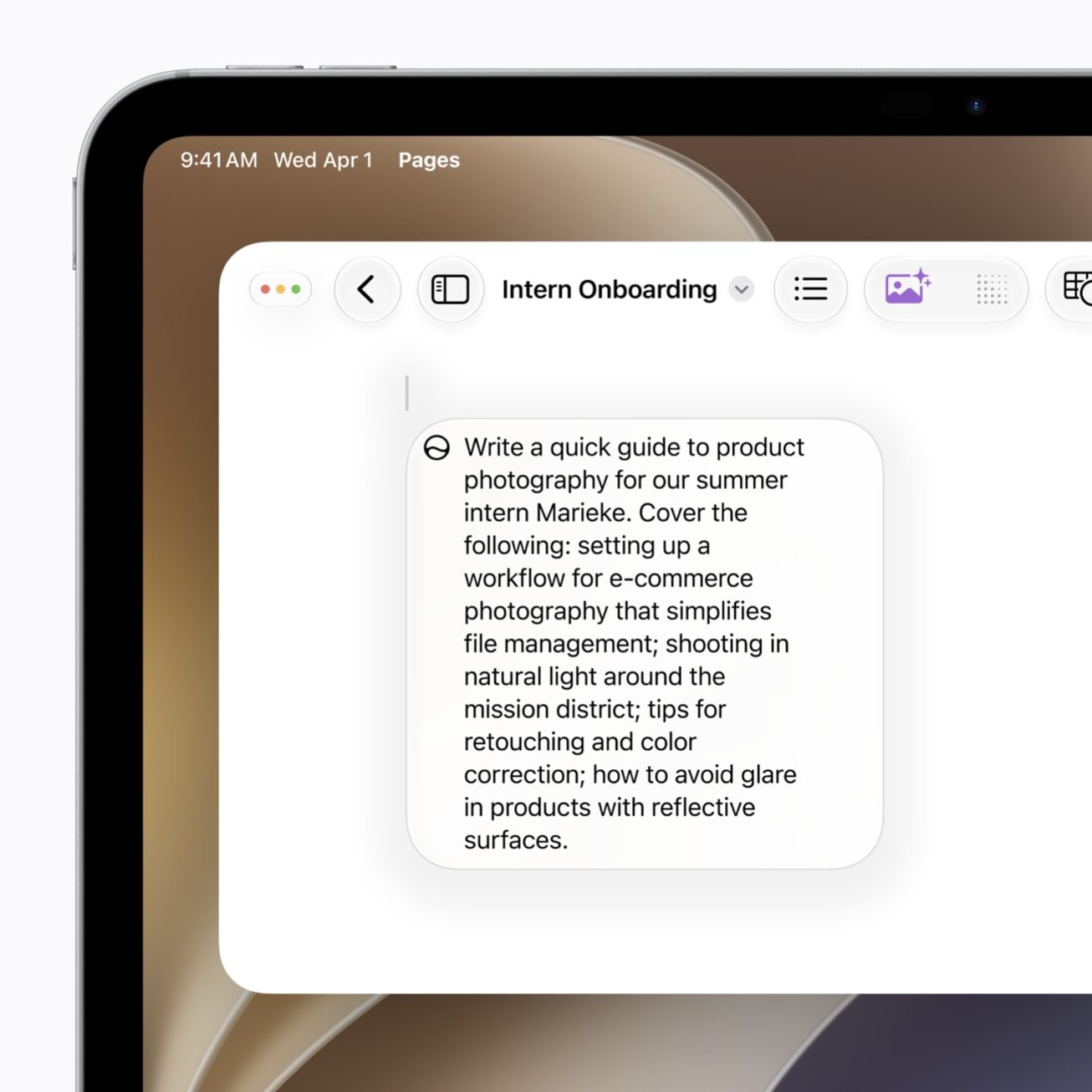 Aide à l’écriture avec Siri AI sur iOS 27.2